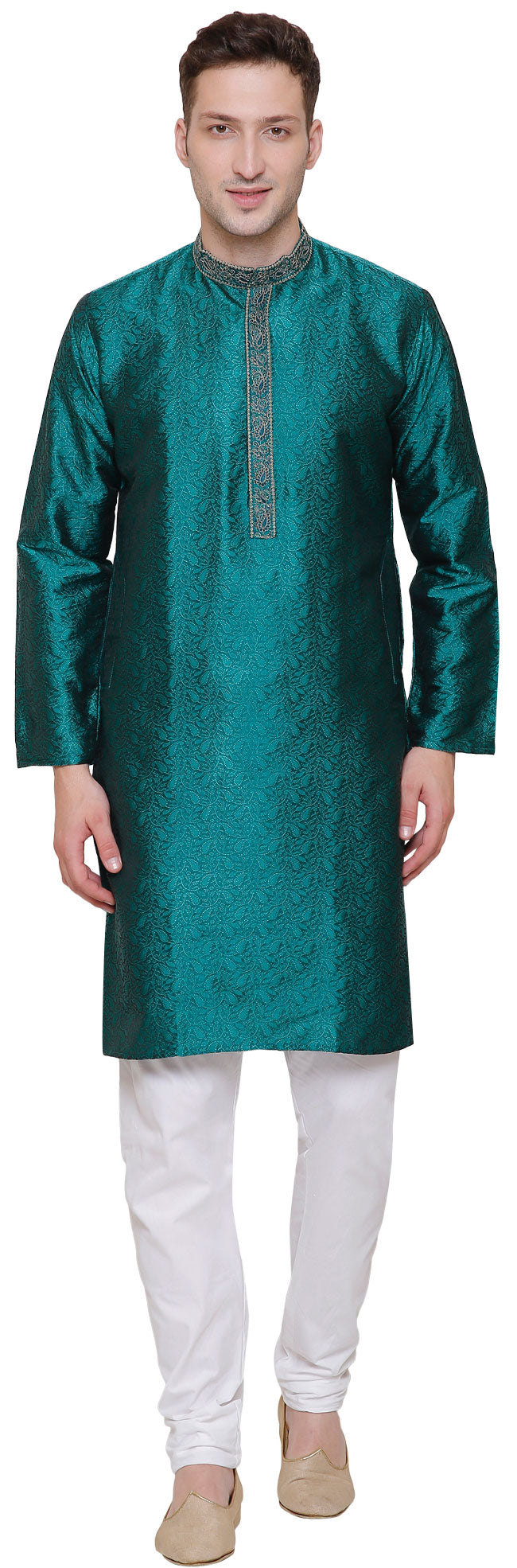 Party wear indian dress for men silk kurta pajama India fashion clothing –  Maple Clothing Inc