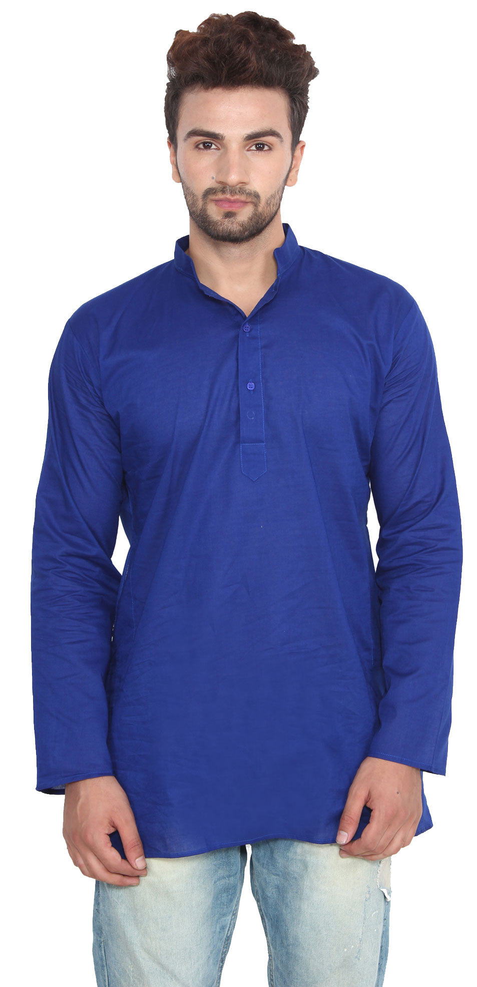 Cotton Dress Mens Short Kurta Shirt India Fashion Clothing – Maple Clothing  Inc