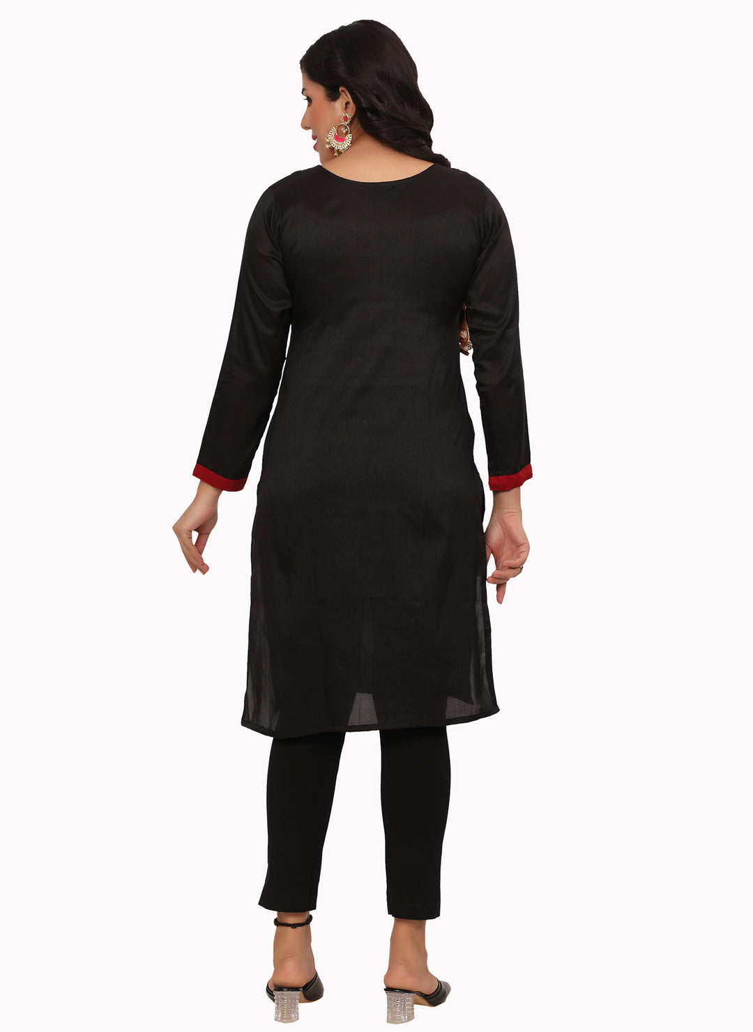 Black Kurta Top