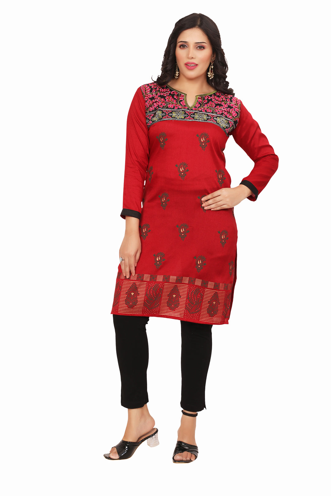 Maroon indian kurti