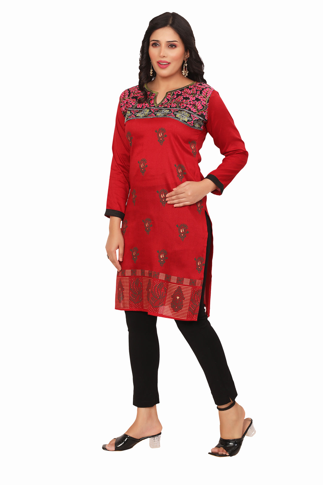 Maroon indian kurti