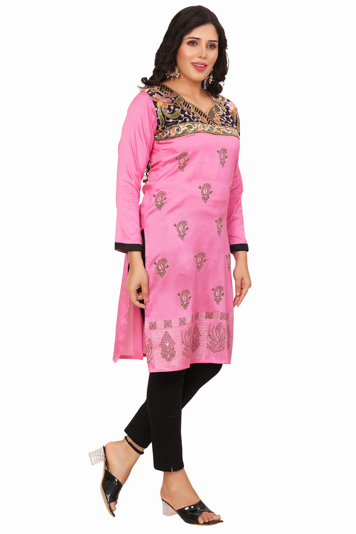 Pink Kurtis from India