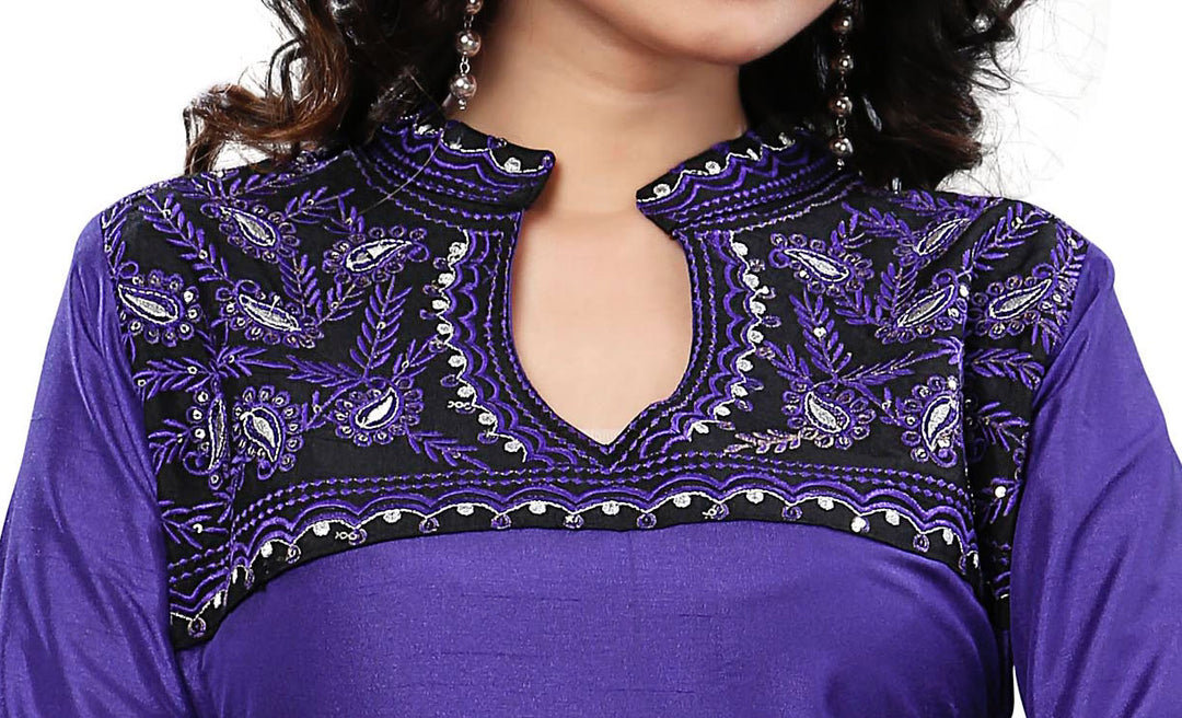 Blue kurti for wedding guest