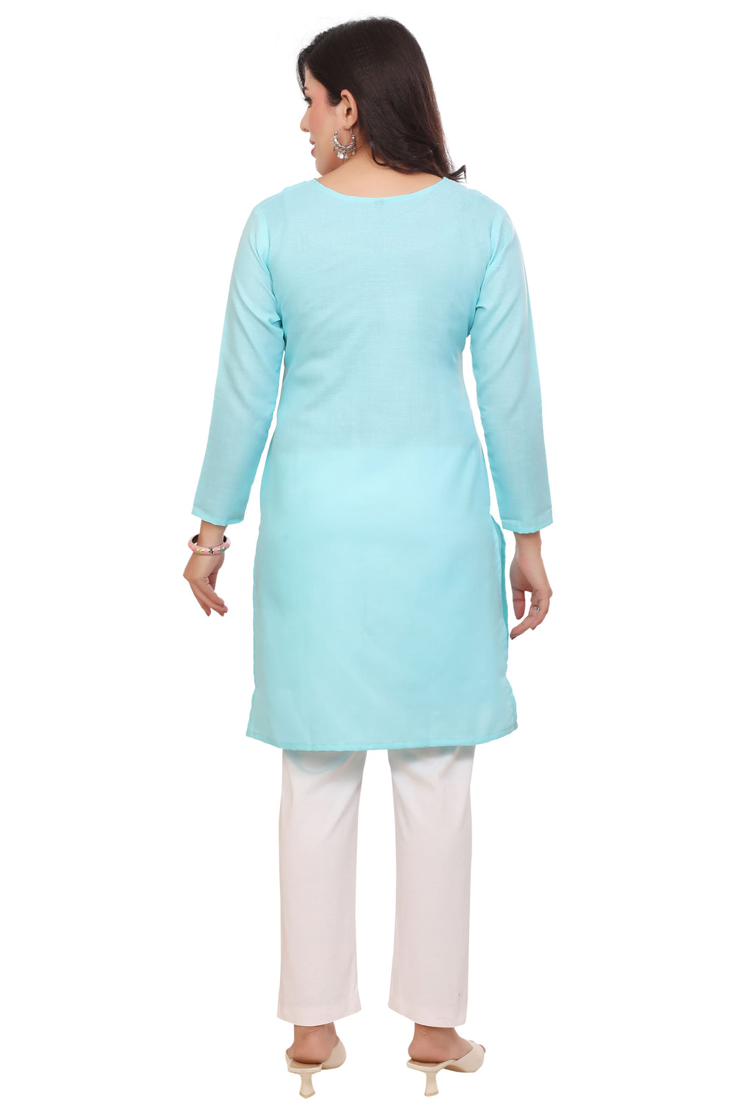 Aqua Blue kurta for women