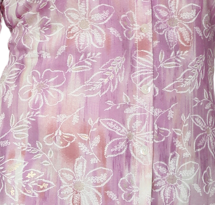 Purple short cotton kurtis for women