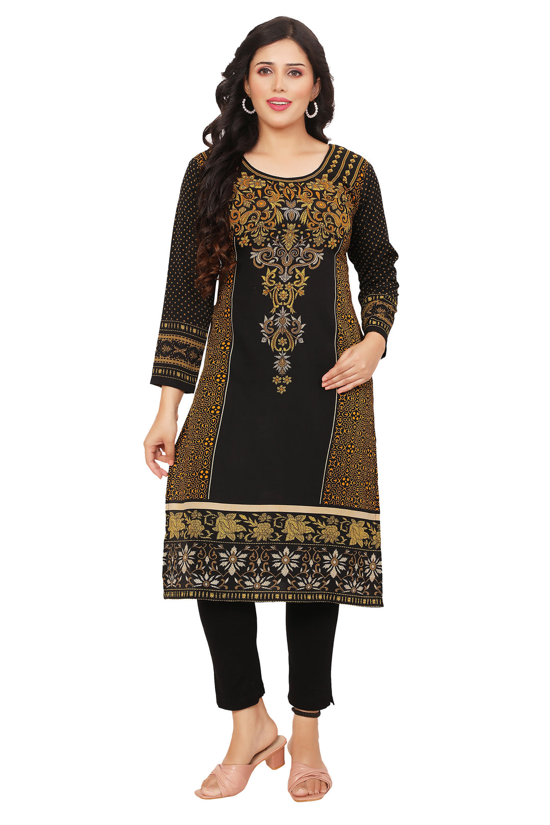 Bronze long kurti for women