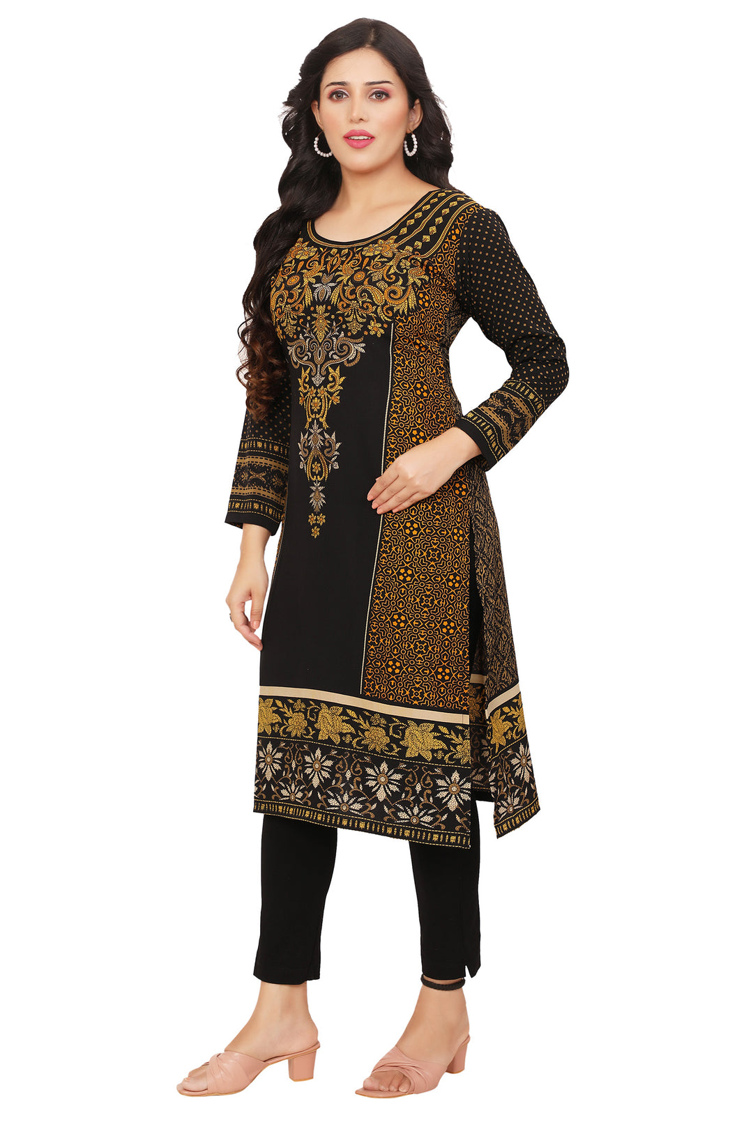 Bronze long kurti for women