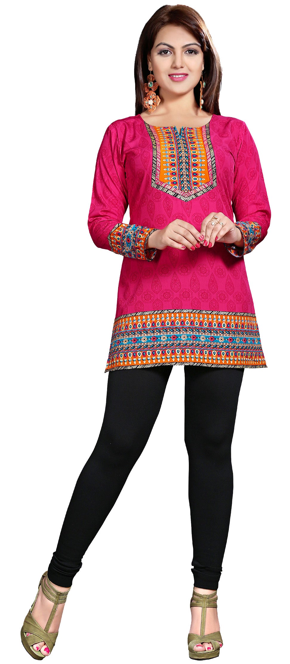 Pink Indian kurti for women