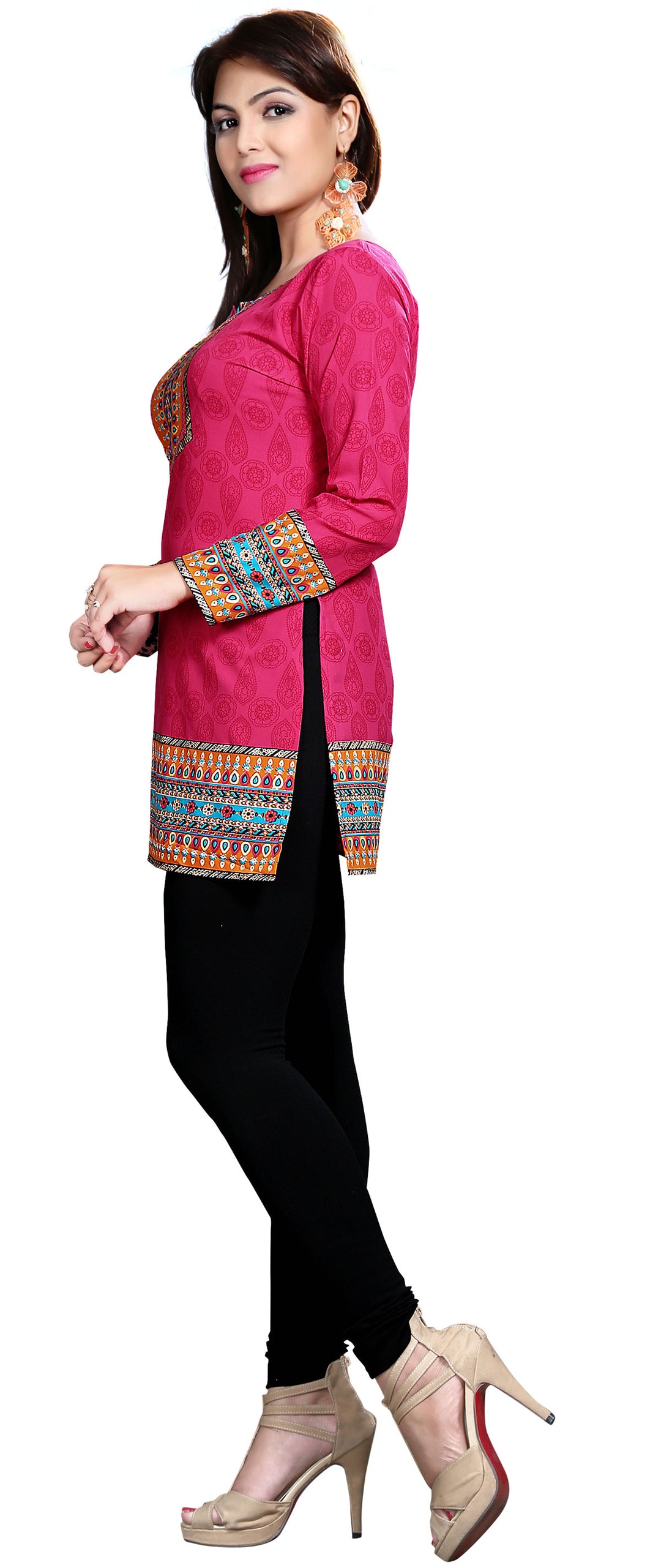 Pink Indian kurti for women