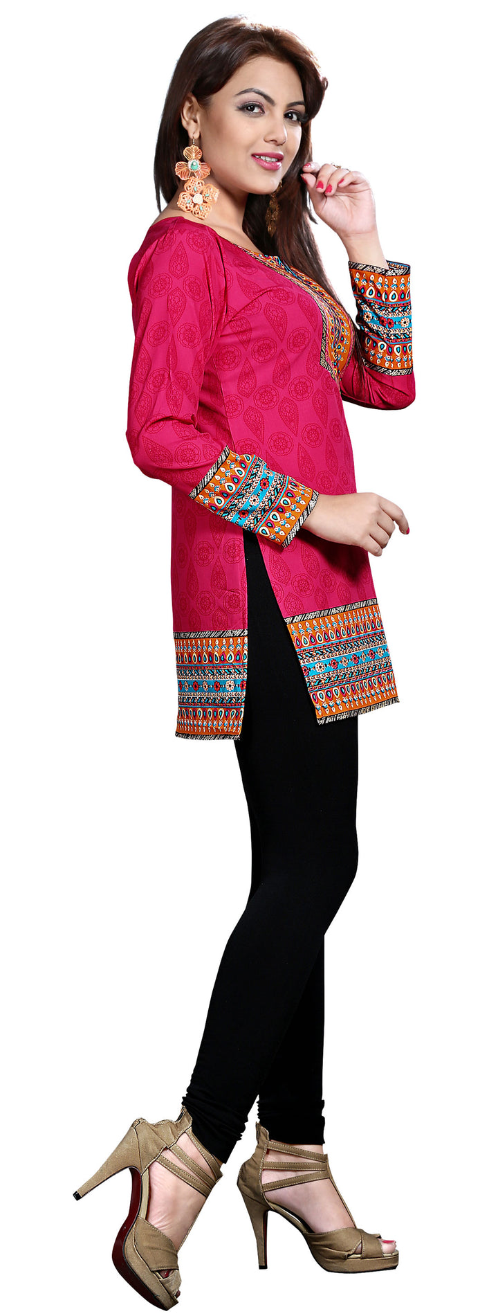 Pink Indian kurti for women