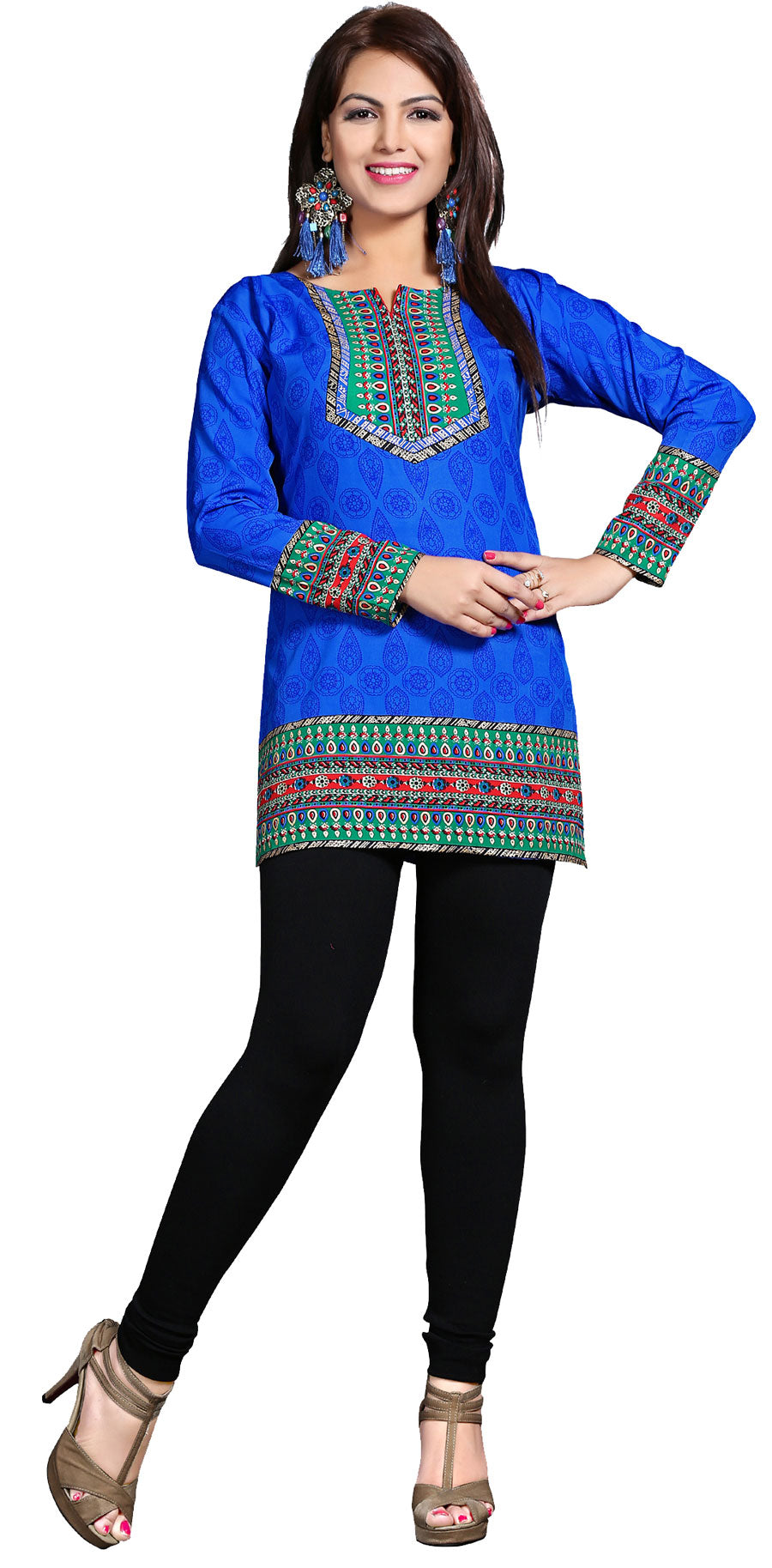 Blue Indian kurti for women