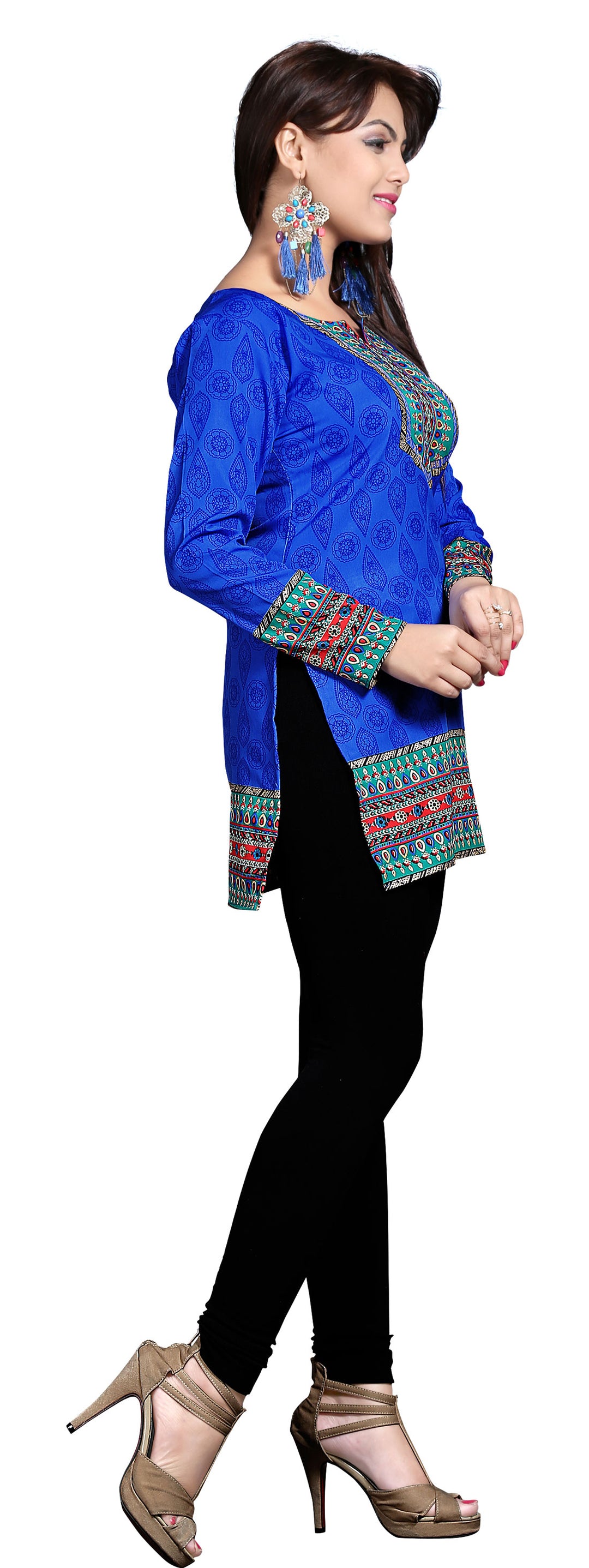 Blue Indian kurti for women
