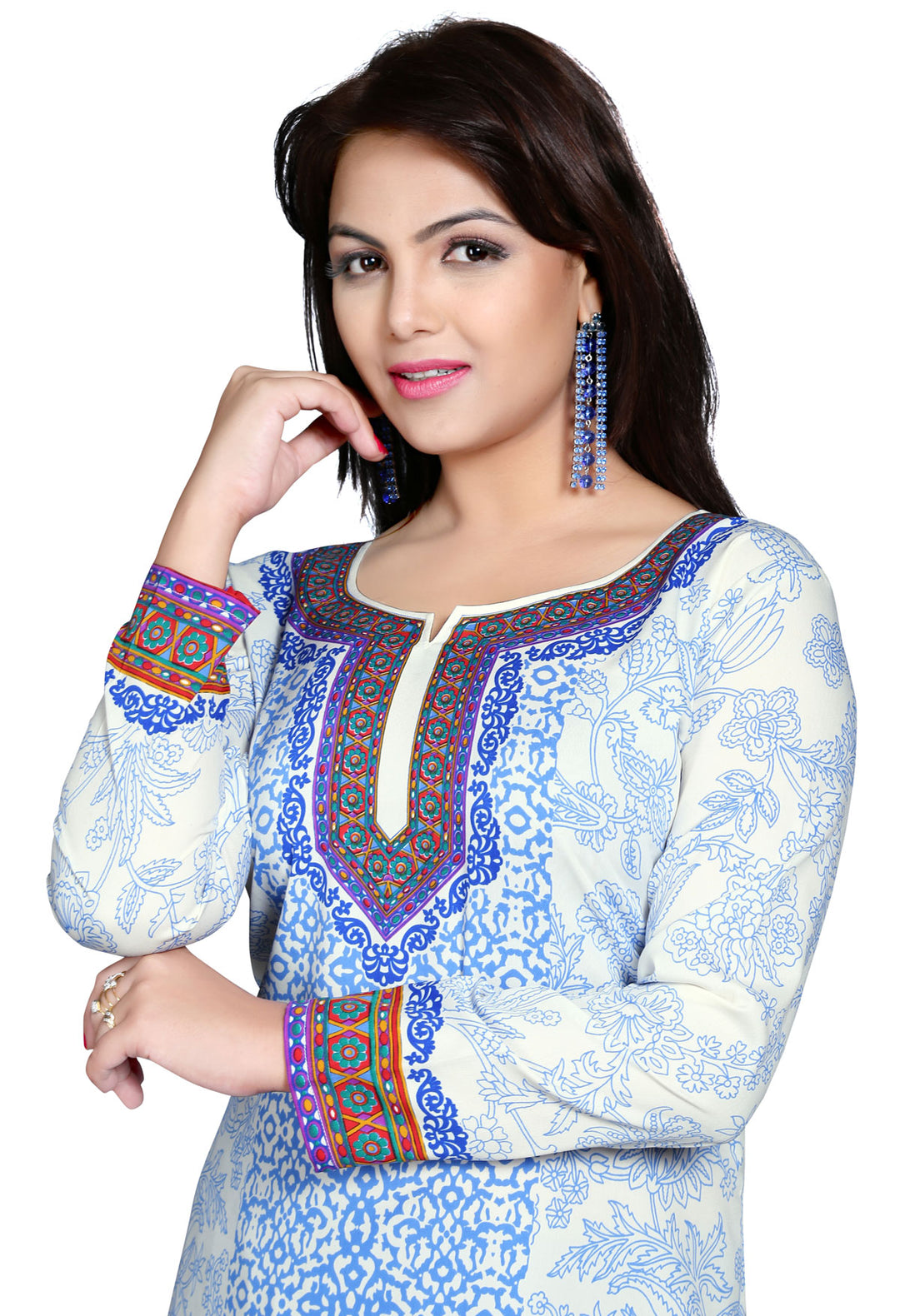 White short kurta for women