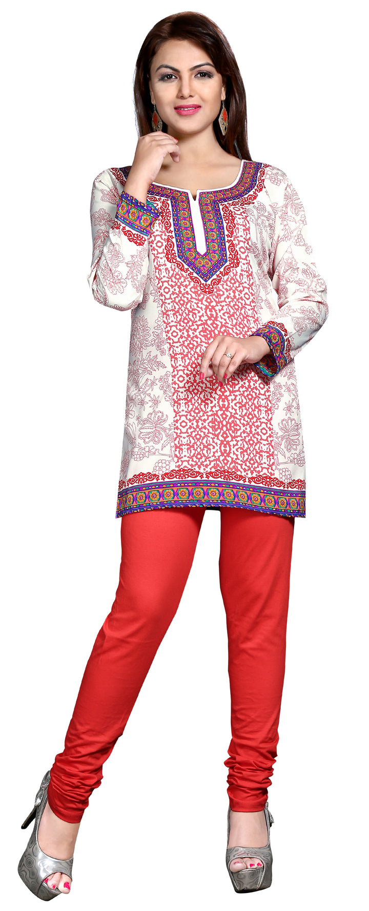 Off-White  short kurta for women