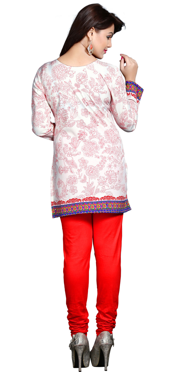 Off-White  short kurta for women