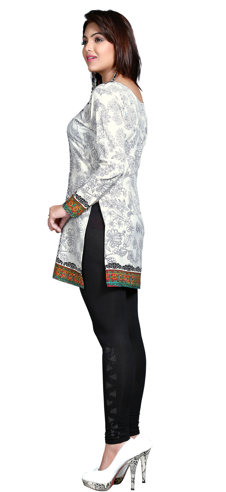 Off-White  short kurta for women