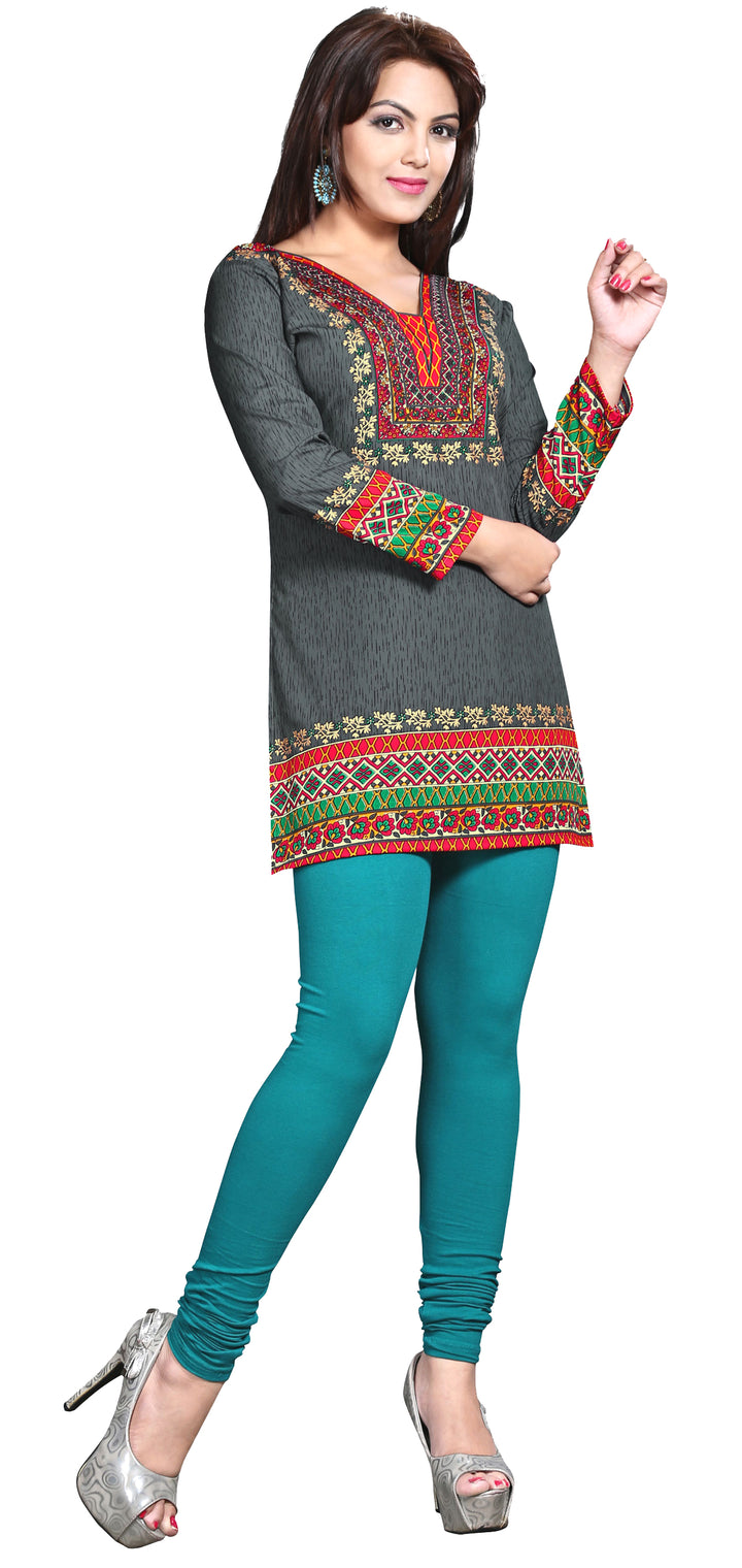 Grey indian kurta for women