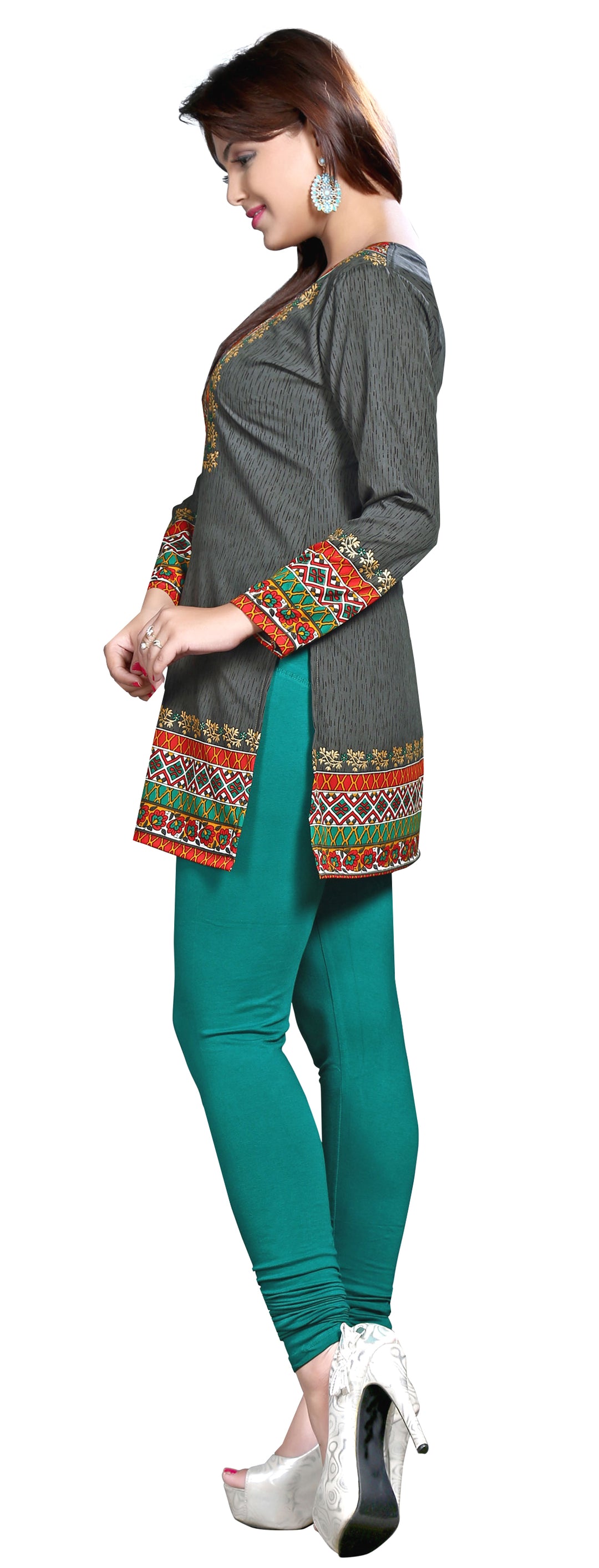 Grey indian kurta for women