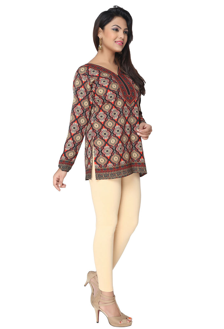 Black Indian kurtis for women