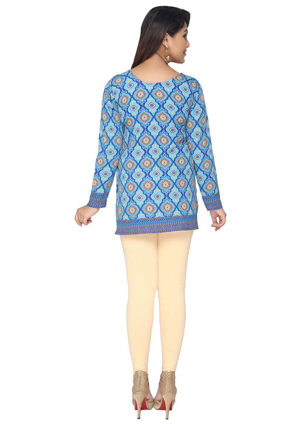 Blue Indian kurtis for women