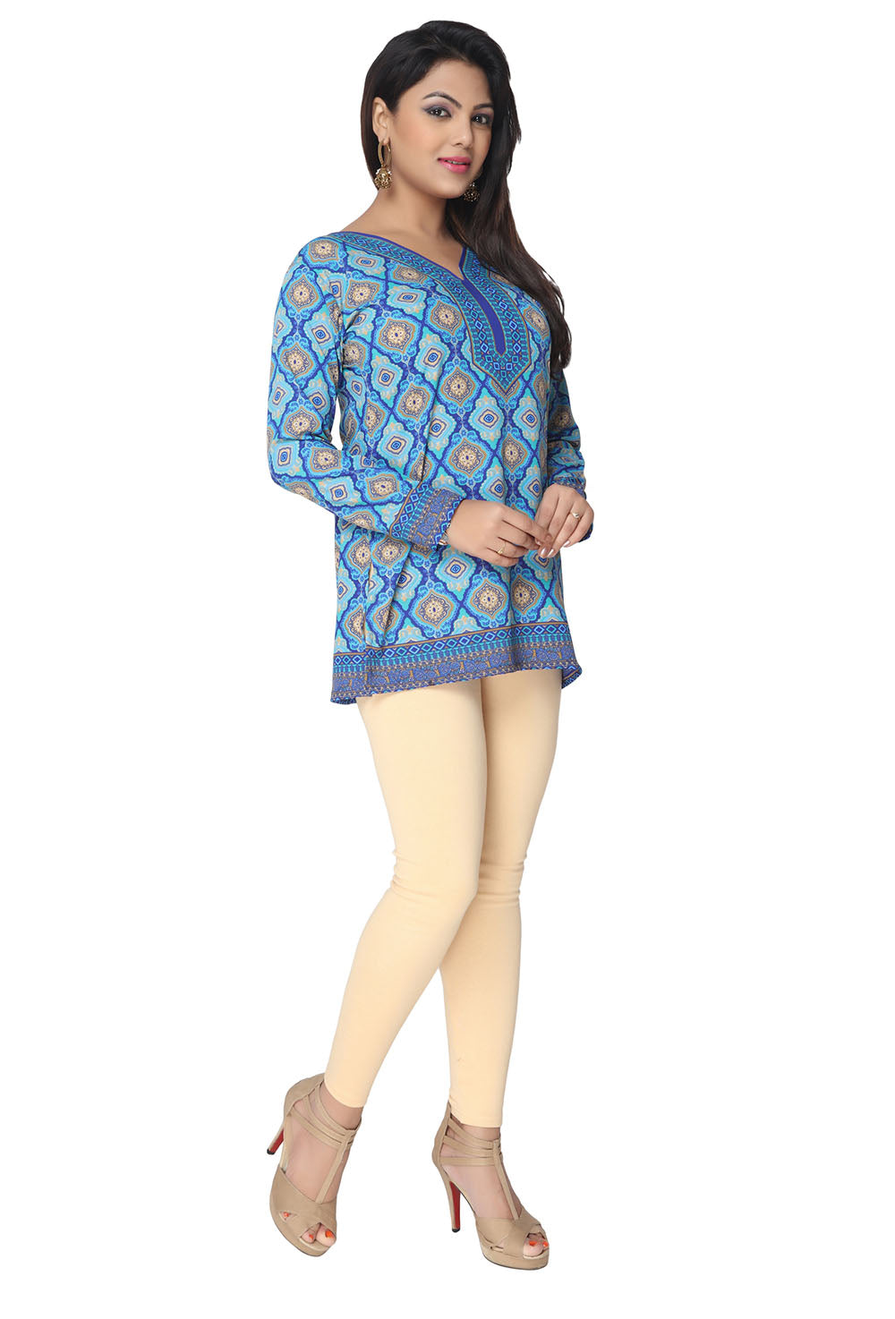 Blue Indian kurtis for women
