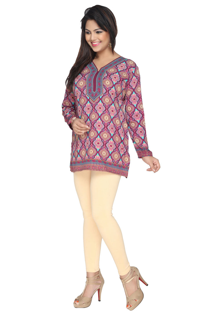 Purple Indian kurtis for women