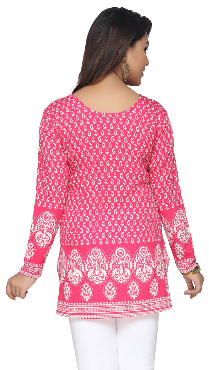 Pink Indian kurtis for women