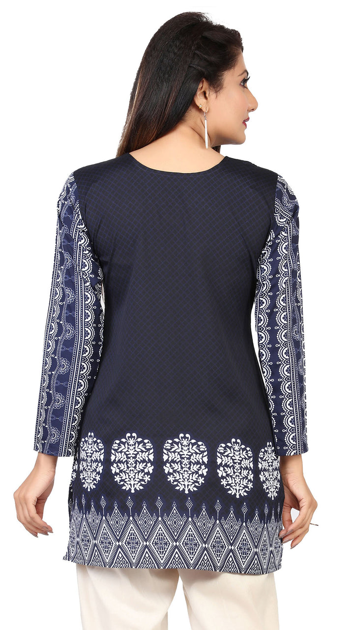 Blue Indian kurtis for women