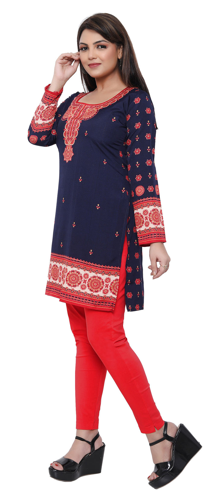 Blue Indian kurtis for women