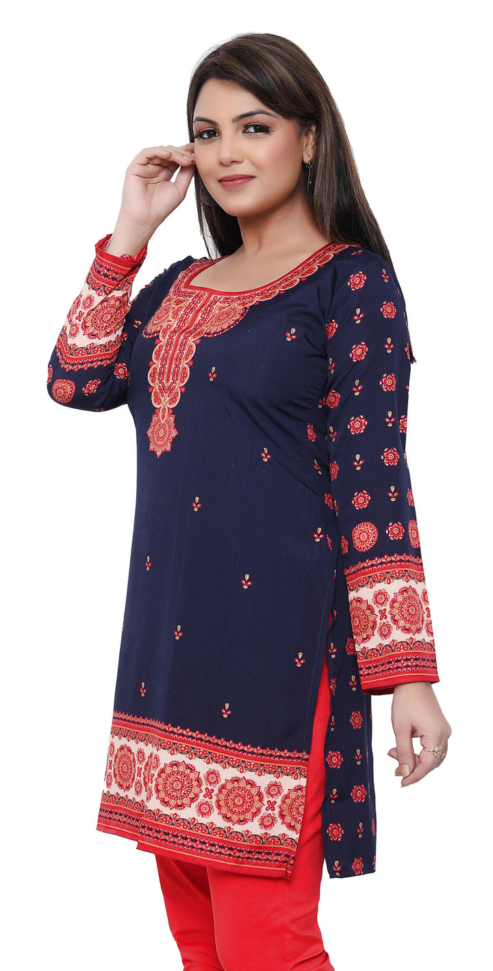 Blue Indian kurtis for women