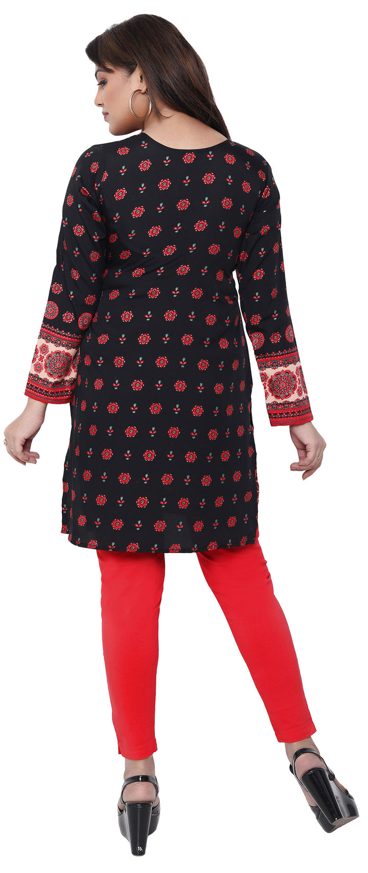 Black Indian kurtis for women