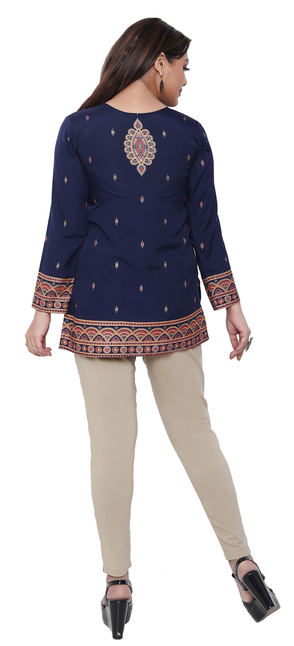 Blue Indian kurtis for women