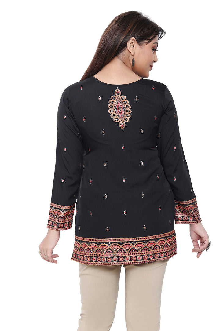 Black Indian kurtis for women