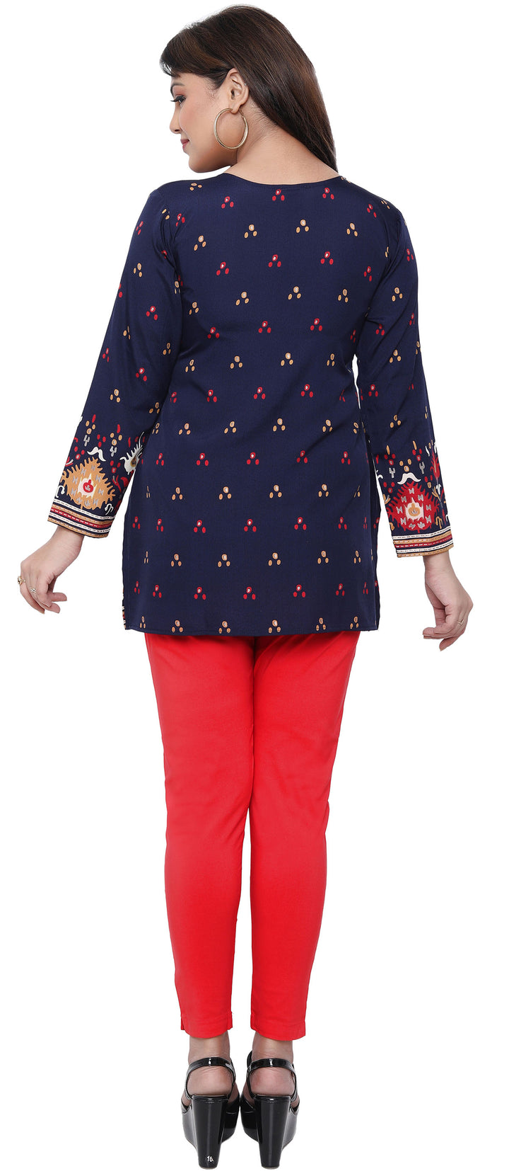 Blue short kurtis for women