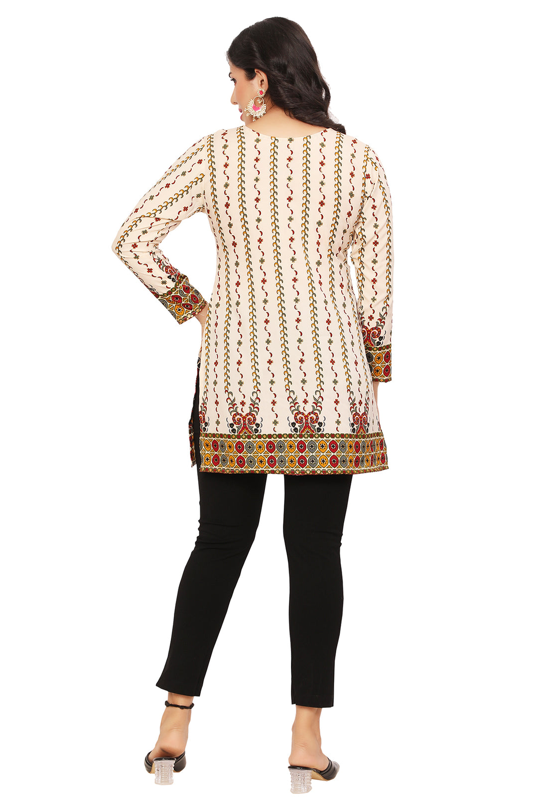 Off-white short kurti