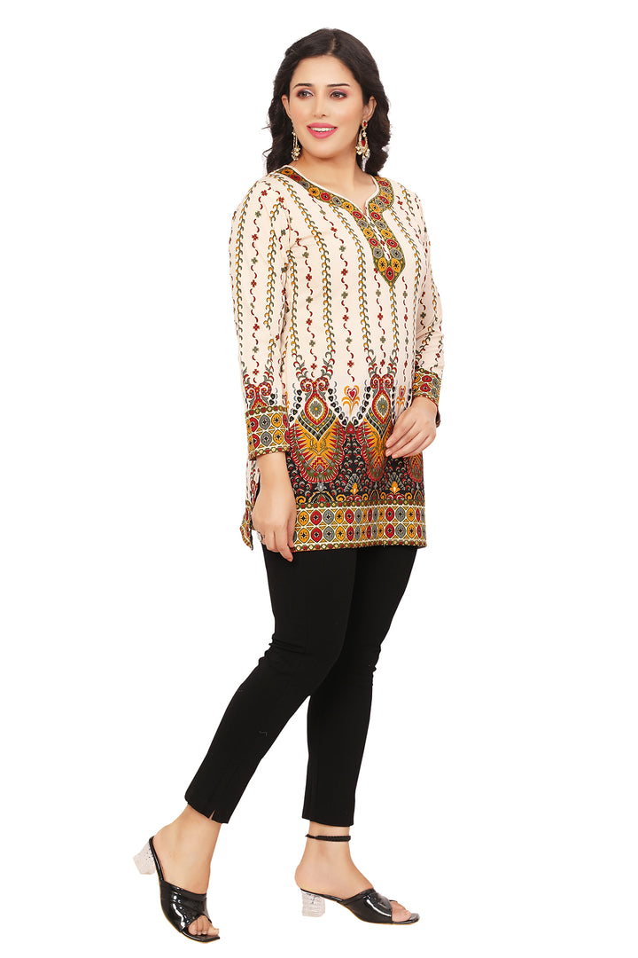 Off-white short kurti
