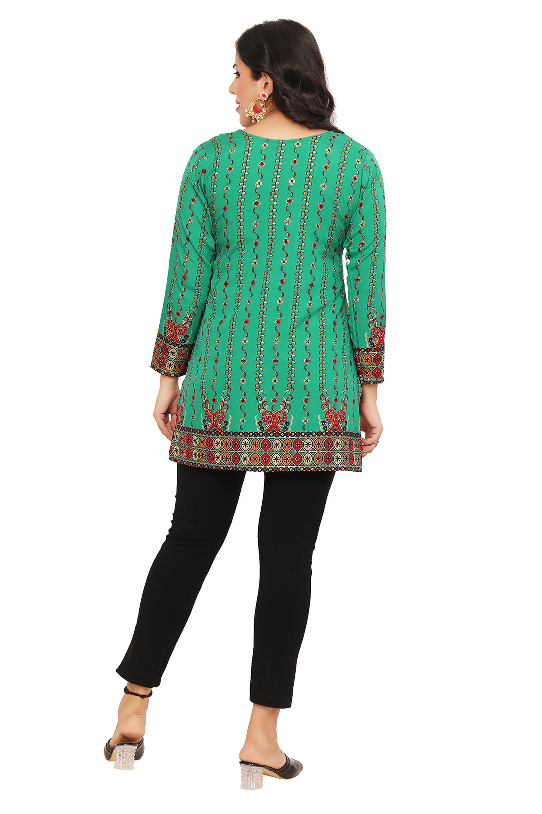 Green Short Kurta