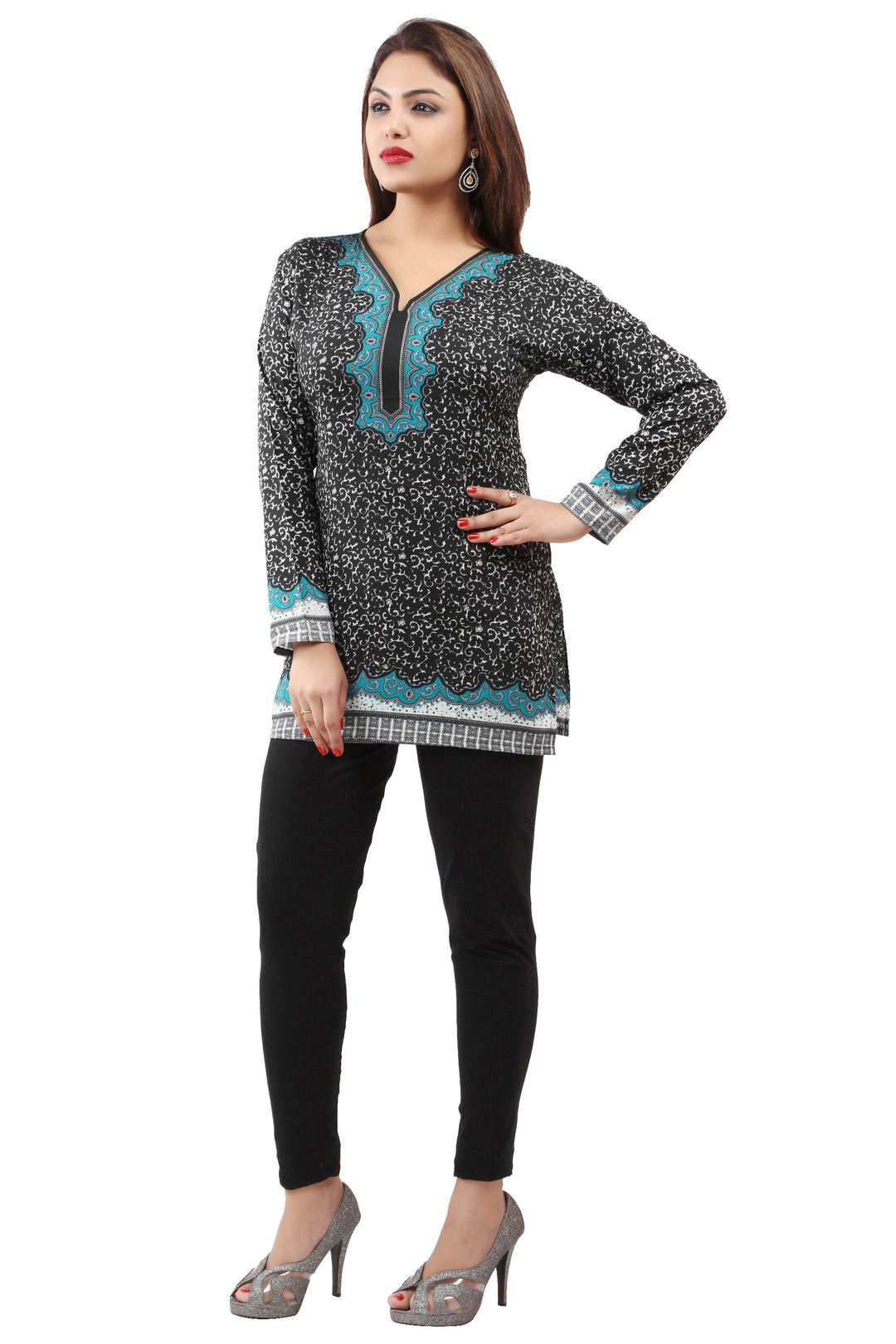 Black kurti from India