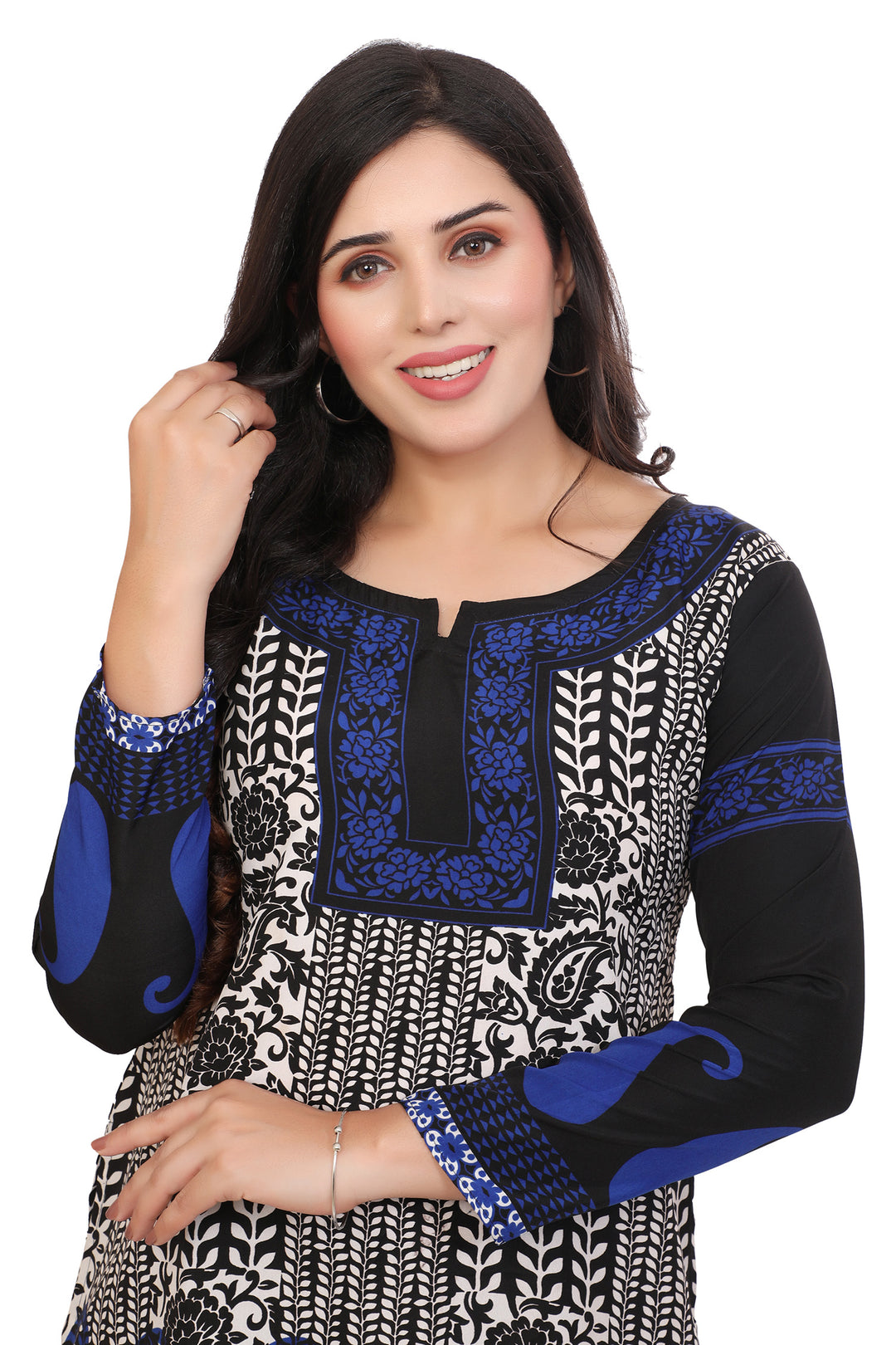 Shop Short Kurtis for Women Online Elegant Black Ethnic Tops