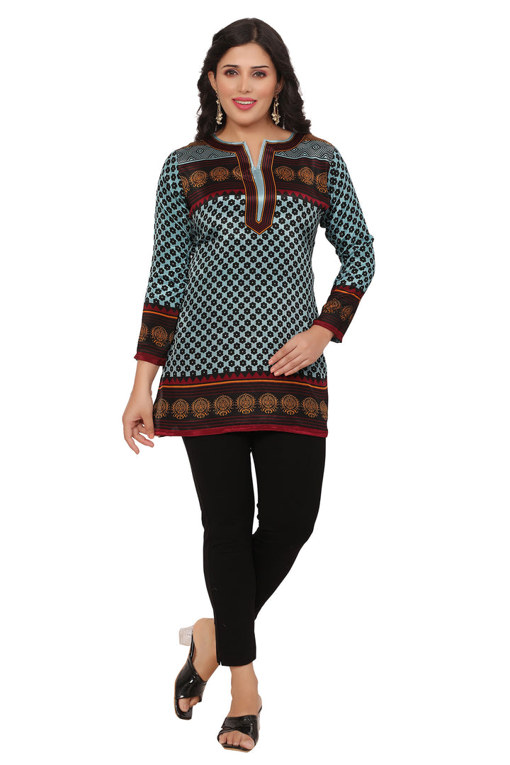 Blue kurtis for women