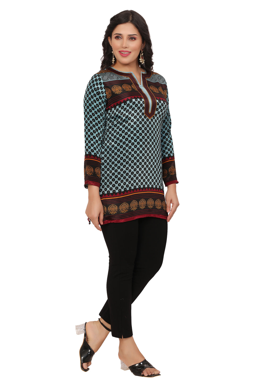 Blue kurtis for women