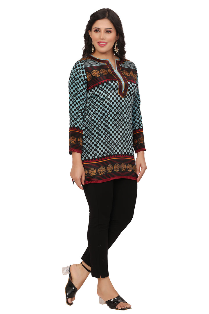 Blue kurtis for women