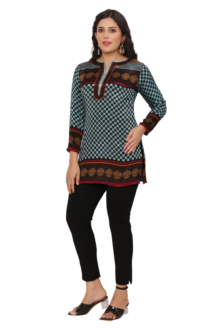 Blue kurtis for women