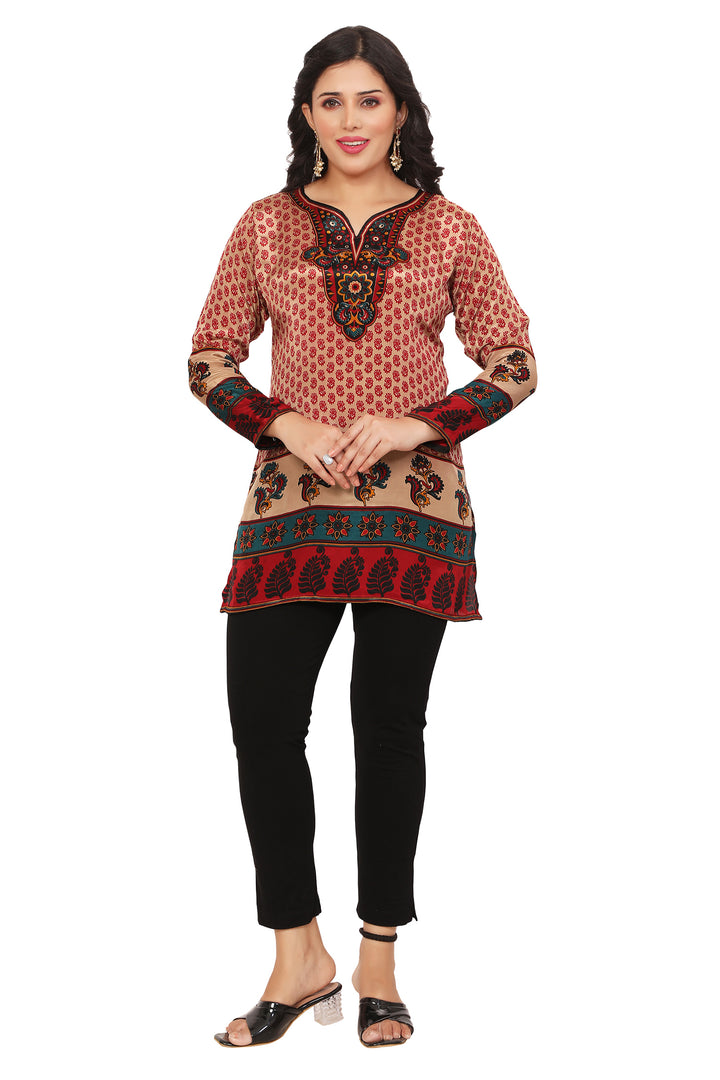 Brown kurta for women