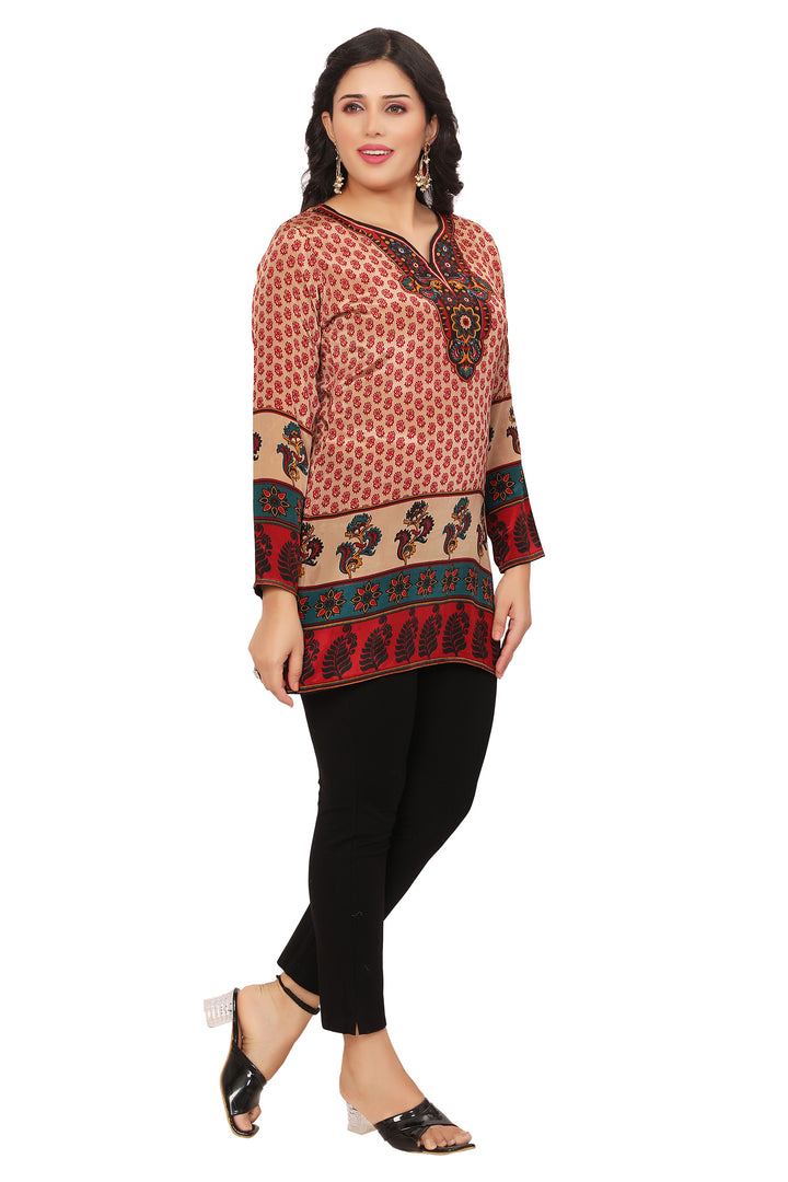 Brown kurta for women