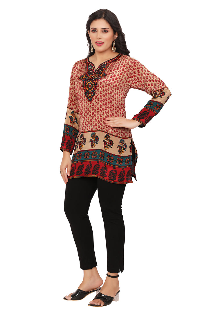 Brown kurta for women