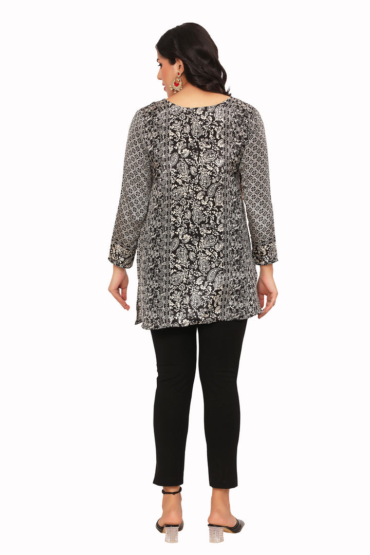 Black kurti for party wear