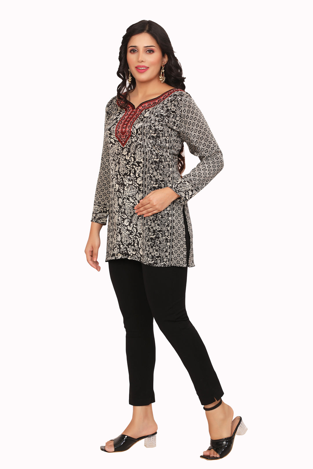 Black kurti for party wear