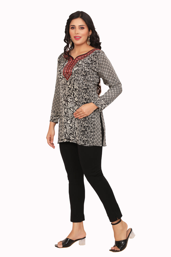 Black kurti for party wear