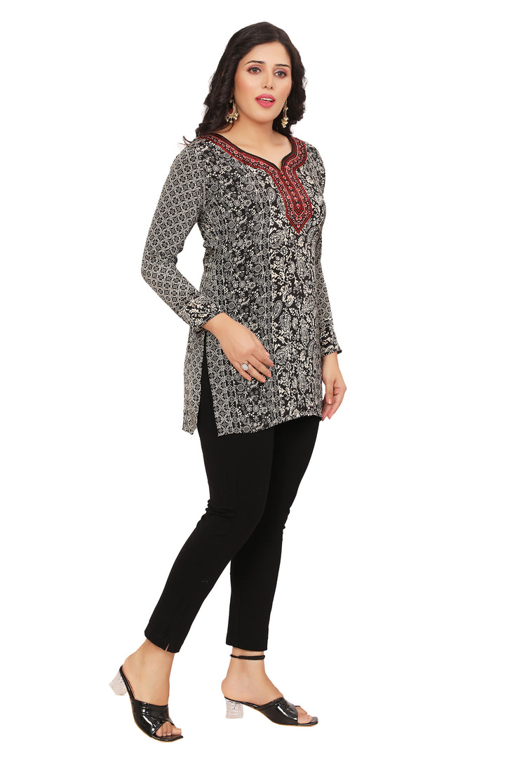 Black kurti for party wear